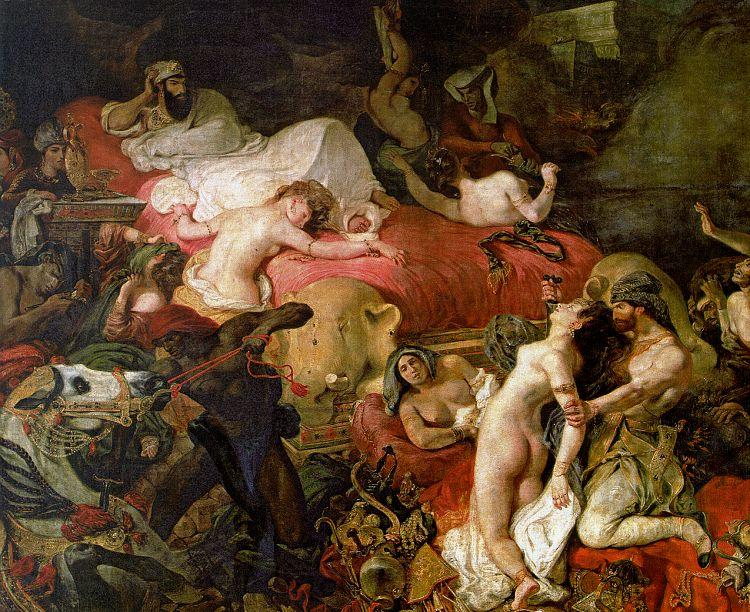 Eugene Delacroix The Death of Sardanapalus Norge oil painting art